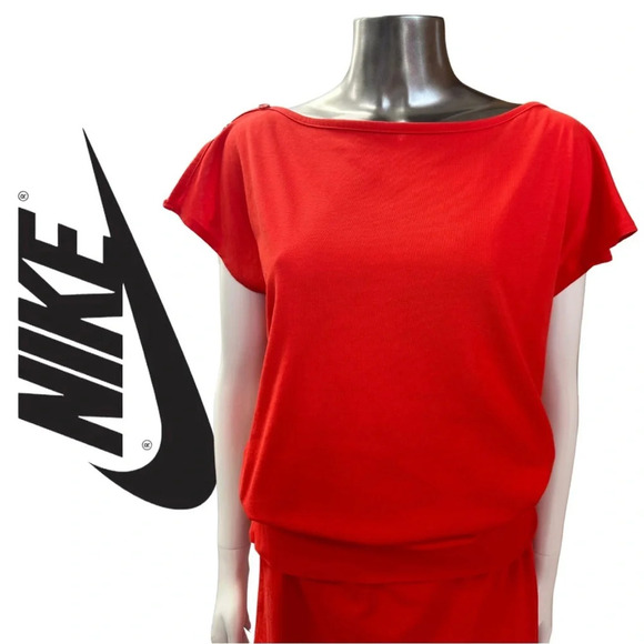 Nike 6.0 Orange Short  Sleeve Waist Dress
Size Small - Picture 6 of 8